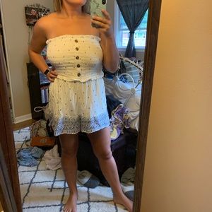 American Eagle Strapless Romper